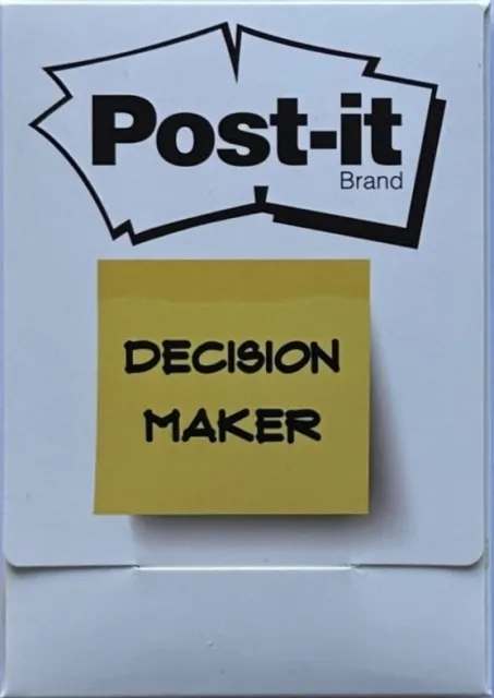 Post-it Decision Maker by Michael Weber & Tim Trono